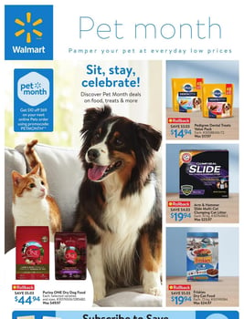 Walmart Canada - Pet Month Specials